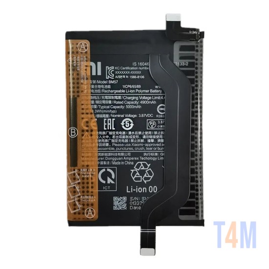 Battery BM57 for Xiaomi Redmi Note 10 5g 5000mAh